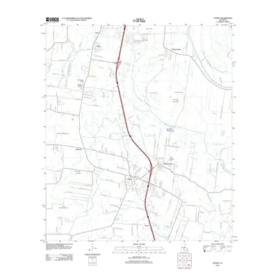 2012 Map of Sunset, 2012 Print