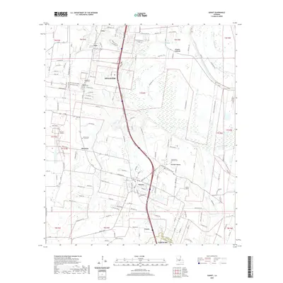 2020 Map of Sunset, 2020 Print
