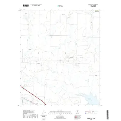 2019 Map of Sunshine Hill, 2019 Print