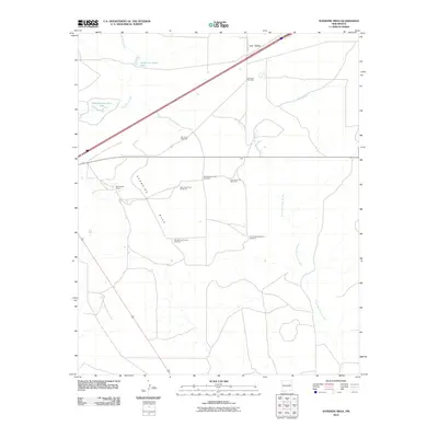 2010 Map of Sunshine Mesa, 2010 Print