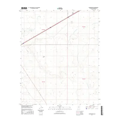 2017 Map of Sunshine Mesa, 2017 Print