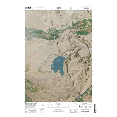 2015 Map of Sunshine Reservoir, 2015 Print