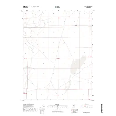 2018 Map of Sunshine Well NW, 2018 Print