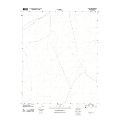 2011 Map of Supai Camp, 2011 Print