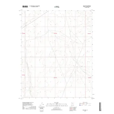 2018 Map of Supai Camp, 2018 Print