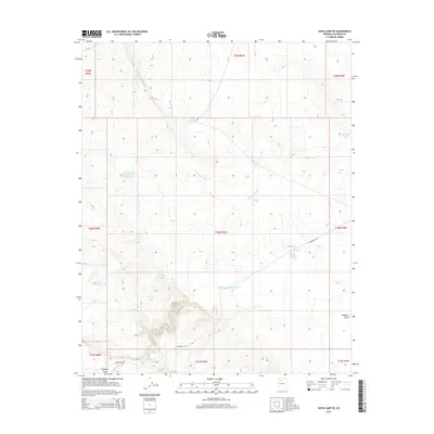 2014 Map of Supai Camp SE, 2014 Print
