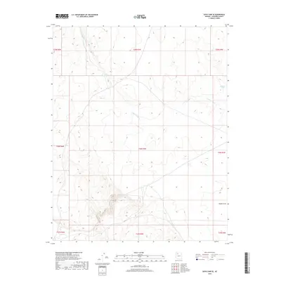 2018 Map of Supai Camp SE, 2018 Print