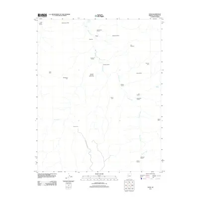 2011 Map of Supai, 2011 Print