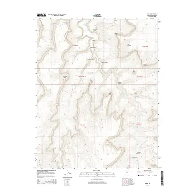 2014 Map of Supai, 2014 Print