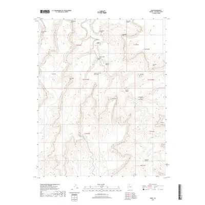 2018 Map of Supai, 2018 Print