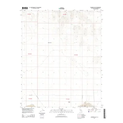 2015 Map of Superior Valley, 2015 Print