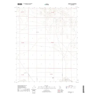 2018 Map of Superior Valley, 2018 Print