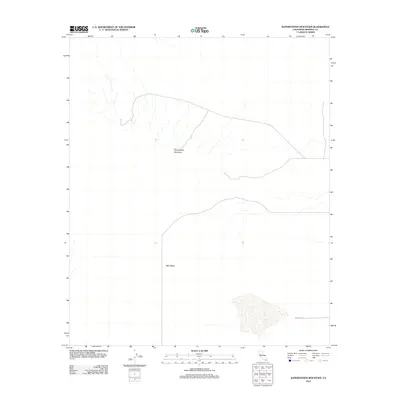 2012 Map of Superstition Mountain, 2012 Print