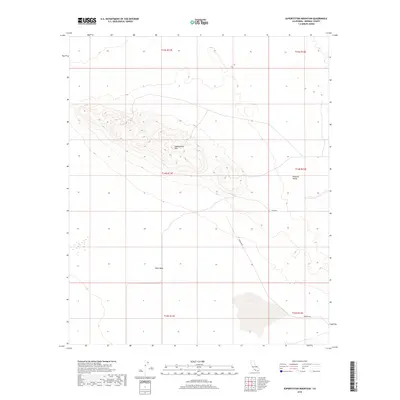 2018 Map of Superstition Mountain, 2018 Print