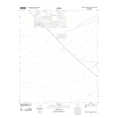 2011 Map of Superstition Mountains SW, 2011 Print