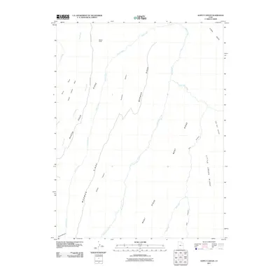 2011 Map of Supply Canyon, 2011 Print