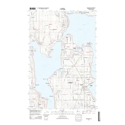 2014 Map of Suquamish, 2014 Print