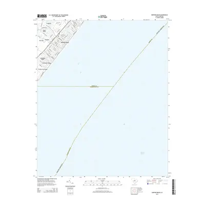 2014 Map of Surfside Beach, 2014 Print