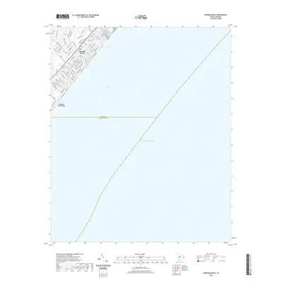 2020 Map of Surfside Beach, 2020 Print