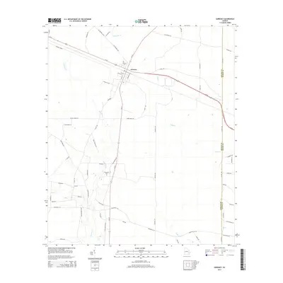 2014 Map of Surrency, 2014 Print