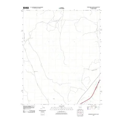 2010 Map of Surrender Canyon, 2010 Print