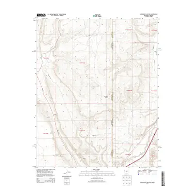 2013 Map of Surrender Canyon, 2013 Print