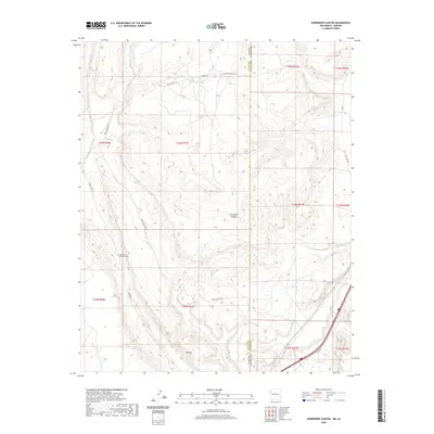 2020 Map of Surrender Canyon, 2020 Print