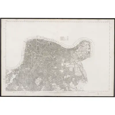 1868 Map of Surrey III, 1880 Print