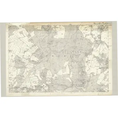 1869 Map of Surrey IV, 1872 Print
