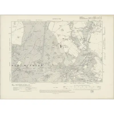 1912 Map of Surrey IV.NE, 1919 Print