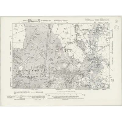 1938 Map of Surrey IV.NE, 1944 Print