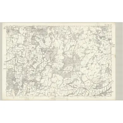 1870 Map of Surrey XL, 1874 Print