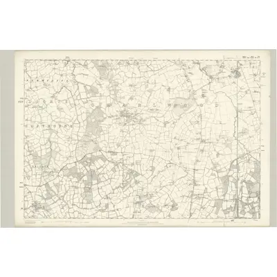 1870 Map of Surrey XLI, 1874 Print
