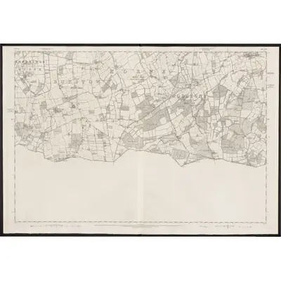 1870 Map of Surrey XLII, 1872 Print