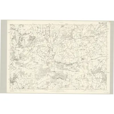 1870 Map of Surrey XLIII, 1872 Print