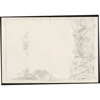 1871 Map of Surrey XXII, 1873 Print