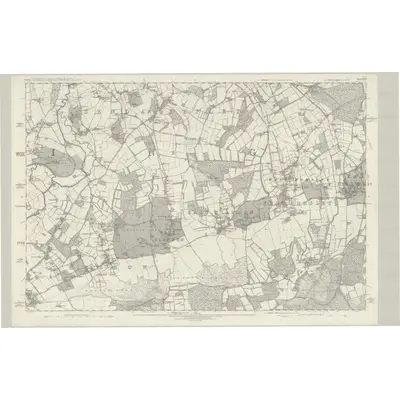 1870 Map of Surrey XXIV, 1873 Print