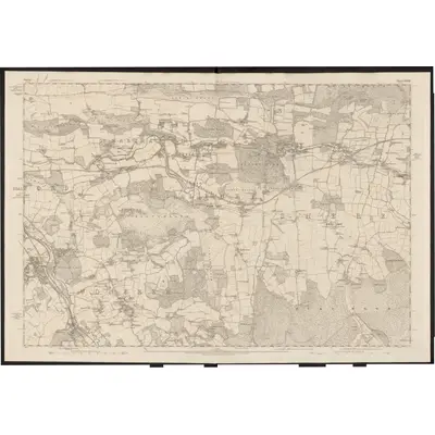 1871 Map of Surrey XXXII, 1873 Print