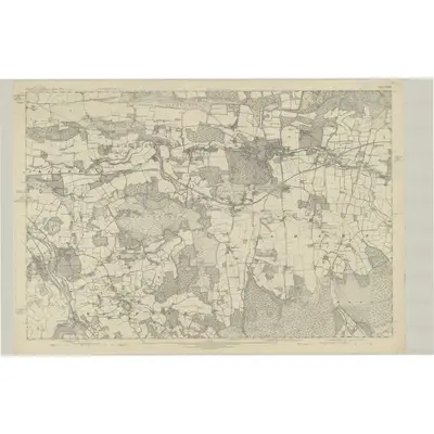 1871 Map of Surrey XXXII, 1873 Print