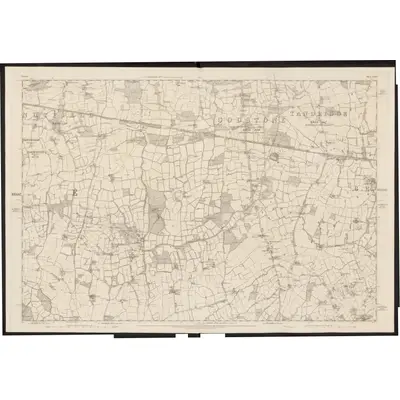 1869 Map of Surrey XXXV, 1873 Print