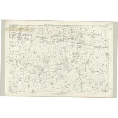 1869 Map of Surrey XXXV, 1873 Print