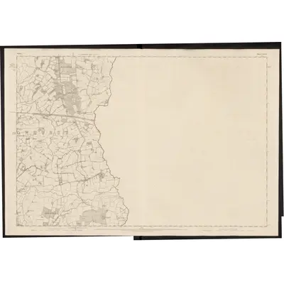 1870 Map of Surrey XXXVI, 1873 Print