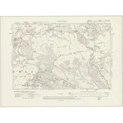 1913 Map of Surrey XXXVII.SW, 1920 Print