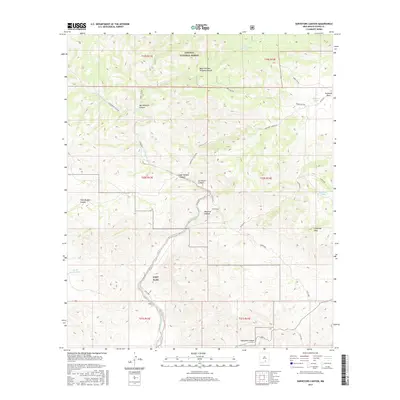 2017 Map of Surveyors Canyon, 2017 Print