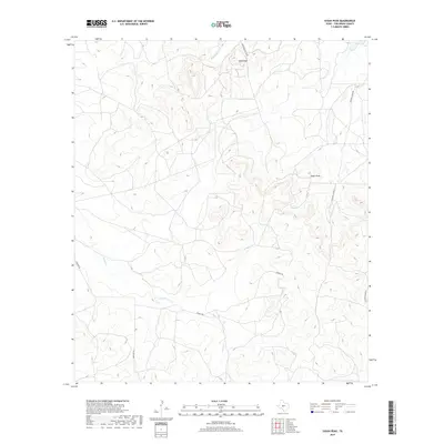 2019 Map of Susan Peak, 2019 Print