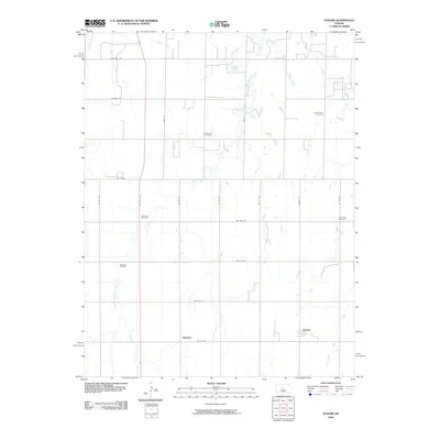2009 Map of Susank, 2009 Print