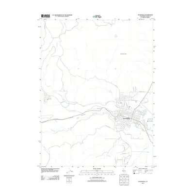 2012 Map of Susanville, 2012 Print