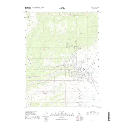 2018 Map of Susanville, 2018 Print