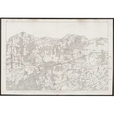 1873 Map of Sussex IV, 1879 Print