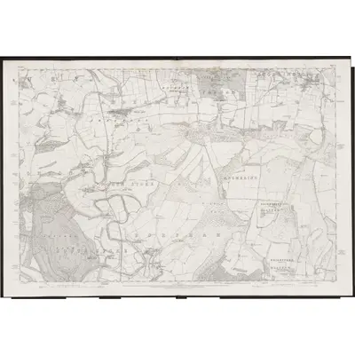 1875 Map of Sussex L, 1879 Print